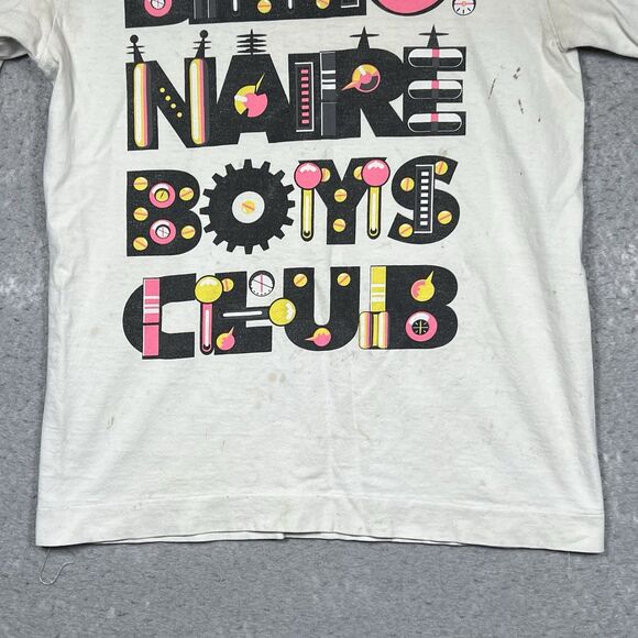 Vtg Billionaire Boys Club Made in Japan T-Shirt Size Small Rare (FLAWED/STAINED) - Picture 3 of 14